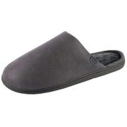 isotoner-square-patterned-smart-mule-slippers---grey-34523225