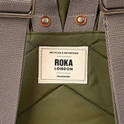 Roka Canfield B Small Recycled Nylon Backpack - Chive Green