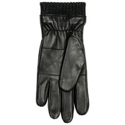 dents-skipton-knitted-cuff-stitch-detail-leather-gloves---black-34490443