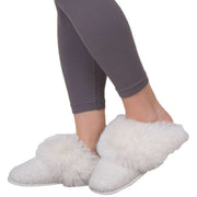totes-toasties-sparkle-textured-faux-fur-mule-slippers---cream-34475890