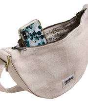 Hindbag Andrea Half Moon Bag - Jute Cream