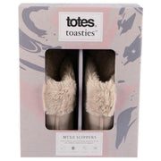 totes-toasties-velour-mule-slippers---taupe-beige-34475884