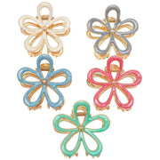 zelly-5-assorted-medium-enamel-flower-hair-claw-clips---gold-34429100