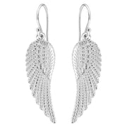 KJ Beckett Wing Drop Earrings - Silver