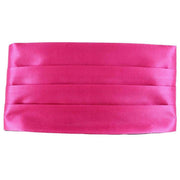 Knightsbridge Neckwear Bow Tie and Cummerbund Set - Pink