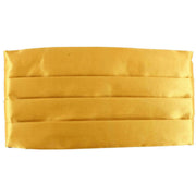 Knightsbridge Neckwear Bow Tie and Cummerbund Set - Yellow