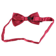 Knightsbridge Neckwear Bow Tie and Cummerbund Set - Wine