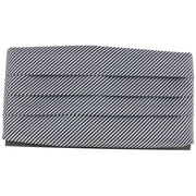 Knightsbridge Neckwear Bow Tie and Cummerbund Set - Black/Silver