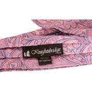 Knightsbridge Neckwear Paisley Silk Cravat - Pink