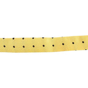 Knightsbridge Neckwear Spots Silk Bow Tie - Yellow/Black
