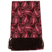 Knightsbridge Neckwear Paisley Aviator Silk Scarf - Purple