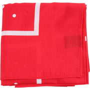 Knightsbridge Neckwear Polka Dot Border Cotton Neckerchief - Red/White