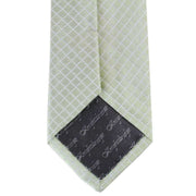 Knightsbridge Neckwear Check Tie and Pocket Square set - Green