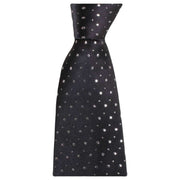 Knightsbridge Neckwear Glitter Tie - Black