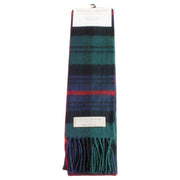 Locharron of Scotland Armstrong Modern Lambwool Scarf - Dark Green/Navy/Red