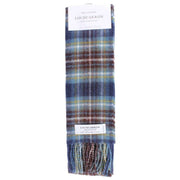 Locharron of Scotland Holyrood Modern Lambswool Scarf - Blue/Navy/White