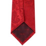 David Van Hagen Paisley Tie - Red