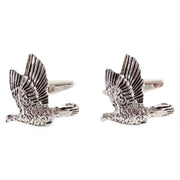 David Van Hagen Game Bird Cufflinks - Silver
