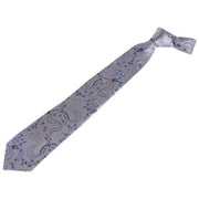 David Van Hagen Floral Tie - Grey