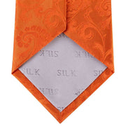 David Van Hagen Paisley Tie - Orange