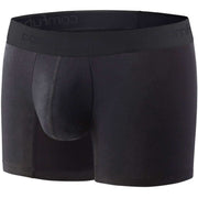 Comfyballs No Show Cotton Long Boxer - Ghost Black