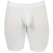 Obviously EliteMan Boxer Brief 9inch Leg - White