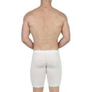 Obviously EliteMan Boxer Brief 9inch Leg - White