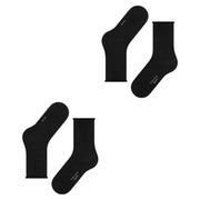 Falke Happy 2-Pack Socks - Black
