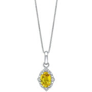 elements-gold-oval-sapphire-and-diamond-9ct-gold-pendant---goldyellow-35461042