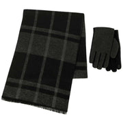 totes-toasties-wool-blend-check-scarf-and-thermal-lined-gloves-gift-set---black-34518316