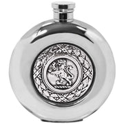 english-pewter-company-6oz-rampant-lion-round-disk-flask---silver-34472689