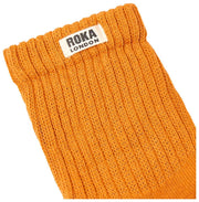 Roka Windsor Solid Crew Socks  - Burnt Orange
