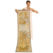 powder-patterned-palms-cotton-scarf---beigebrownyellow-34428346