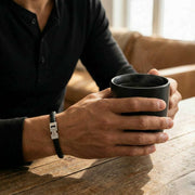 steel-barnett-archie-braided-leather-bracelet---black-35896312