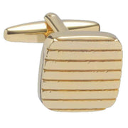 david-van-hagen-square-edged-cufflinks---gold-34497127