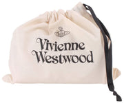 Vivienne Westwood Jane Croc Effect Frame Purse Bag - Black