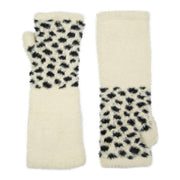 dents-spotted-feather-yarn-knitted-wrist-warmers---ivory-white-34478253
