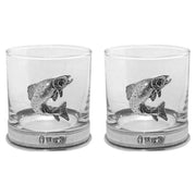 english-pewter-company-11oz-double-trout-tumbler-set---silver-34432846