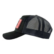 john-hatter-no-pain-no-gain-rubber-trucker-hat---blackred-34462486