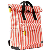 roka-canfield-b-medium-recycled-canvas-backpack---coral-stripe-pinkwhite-35903138