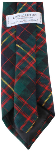 Locharron of Scotland Reiver Cameron of Erracht Modern Tartan Tie - Dark Green/Navy/Red
