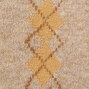 dents-argyle-marl-yarn-knitted-gloves---oatmeal-creamtoffee-brown-34478137