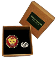 Bassin and Brown The Senate and People of Rome Lapel Pin - Wine/Gold