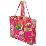 elie-beaumont-serendipity-cotton-quilted-tote-bag---tropical-fuchsia-pink-34429955