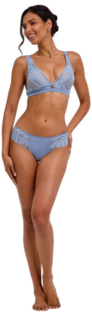 Falke Delicate Touch Briefs - Blue Steel