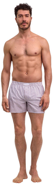 Falke Daily Woven Boxer - Blue Red Mix