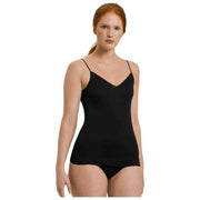 hanro-cotton-seamless-v-neck-spaghetti-top---black-35927983