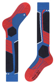 Falke SK2 Intermediate Wool Skiing Knee-High Socks - Olympic Blue