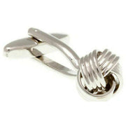 david-van-hagen-woven-knot-cufflinks---silver-34497172