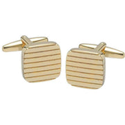 david-van-hagen-square-edged-cufflinks---gold-34497126